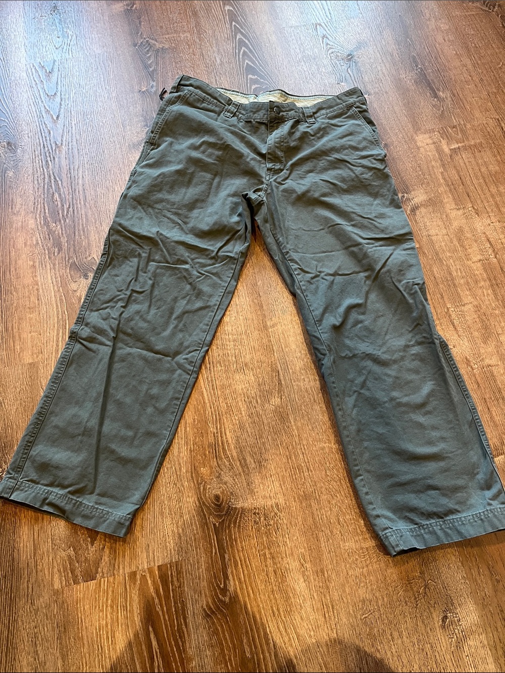 MEN 38 X 30-PANTS CARGO KHAKIS/OLIVE DRAB 1044